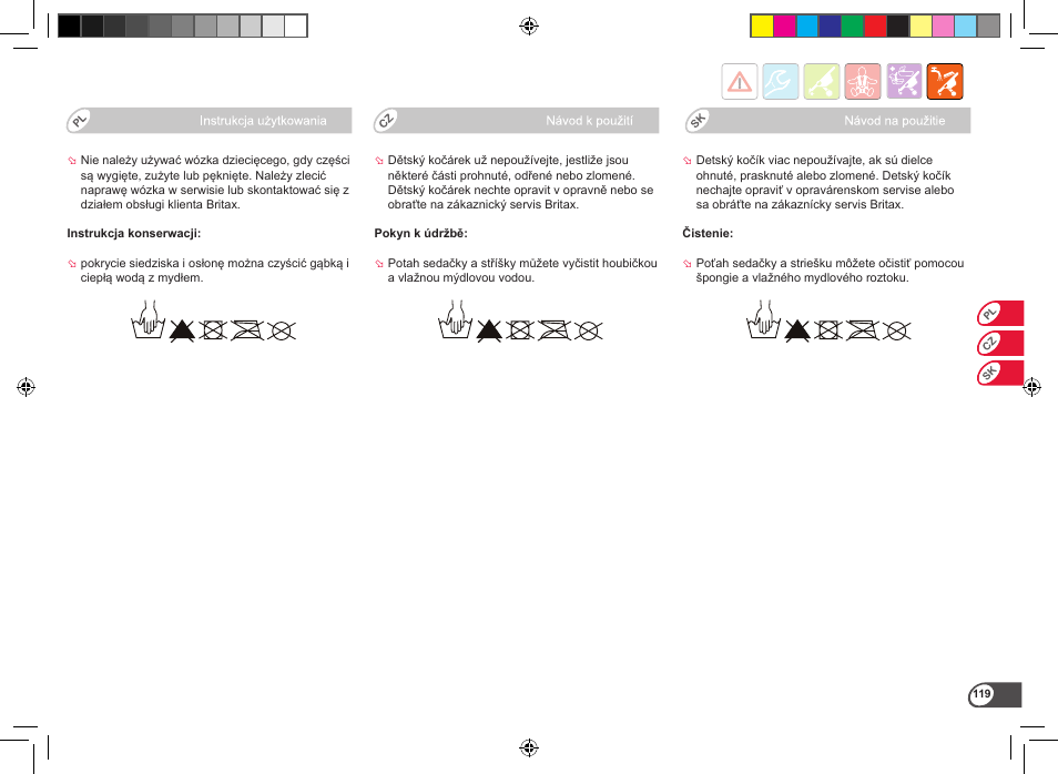 Britax B-Motion User Manual | Page 121 / 134