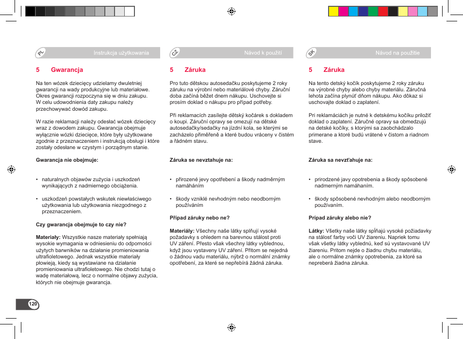 Britax B-Motion User Manual | Page 122 / 134