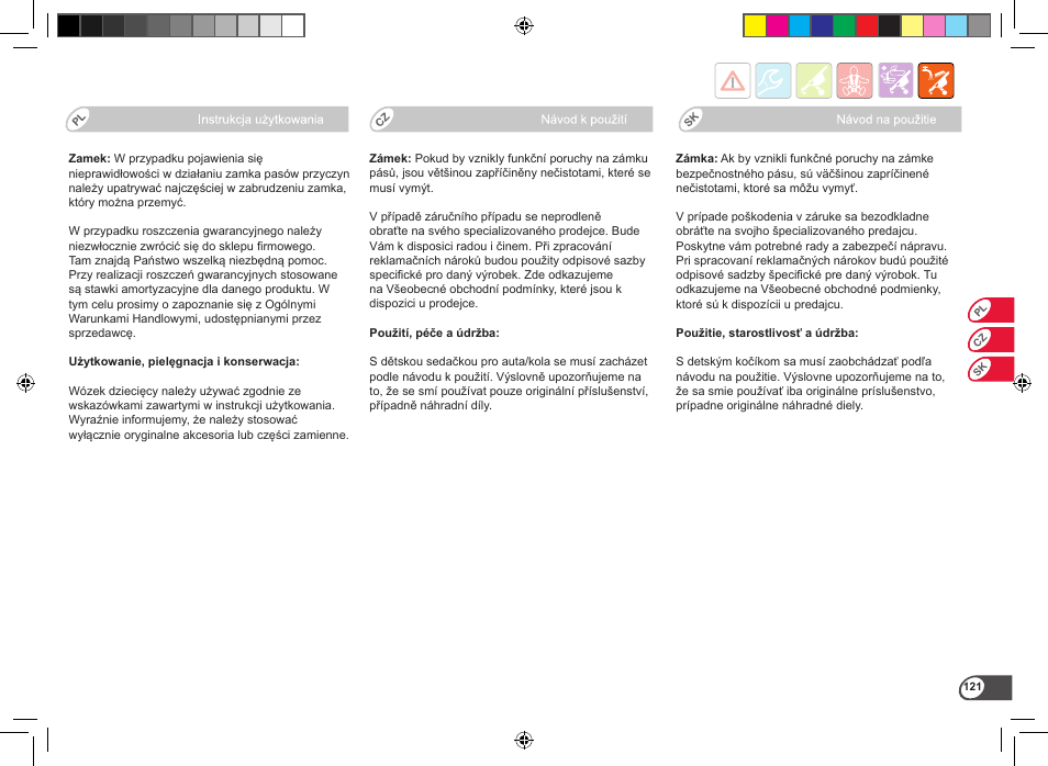 Britax B-Motion User Manual | Page 123 / 134