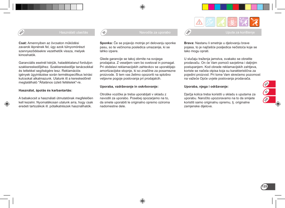 Britax B-Motion User Manual | Page 127 / 134