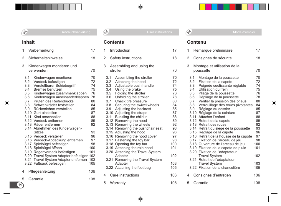 Britax B-Motion User Manual | Page 16 / 134