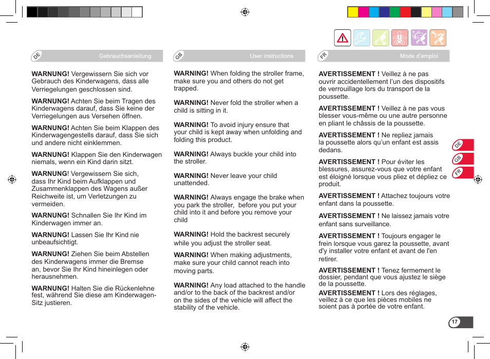 Britax B-Motion User Manual | Page 19 / 134