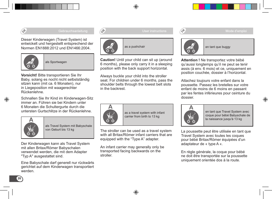 Britax B-Motion User Manual | Page 22 / 134