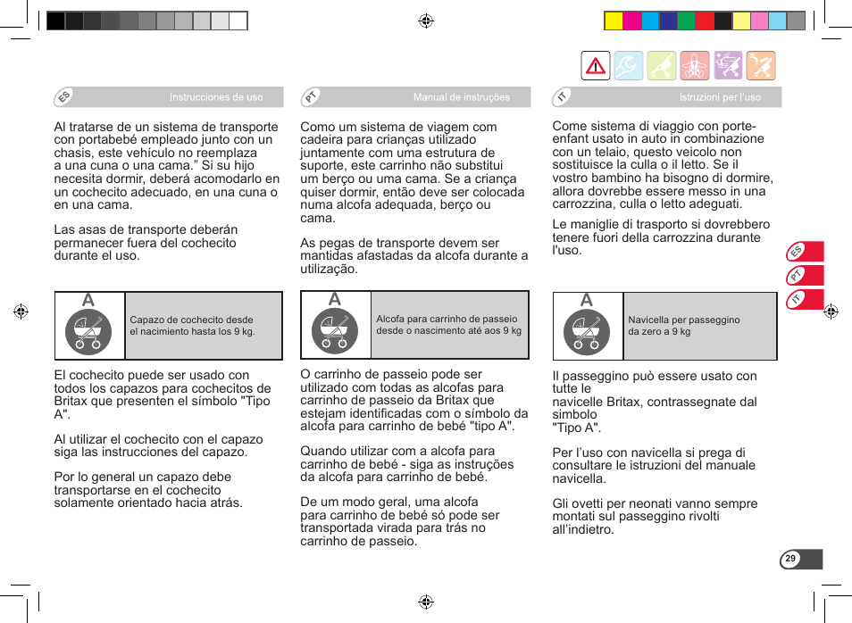 Britax B-Motion User Manual | Page 31 / 134