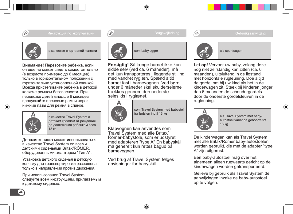 Britax B-Motion User Manual | Page 38 / 134