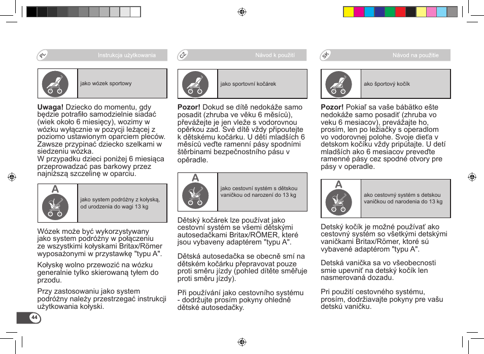 Britax B-Motion User Manual | Page 46 / 134