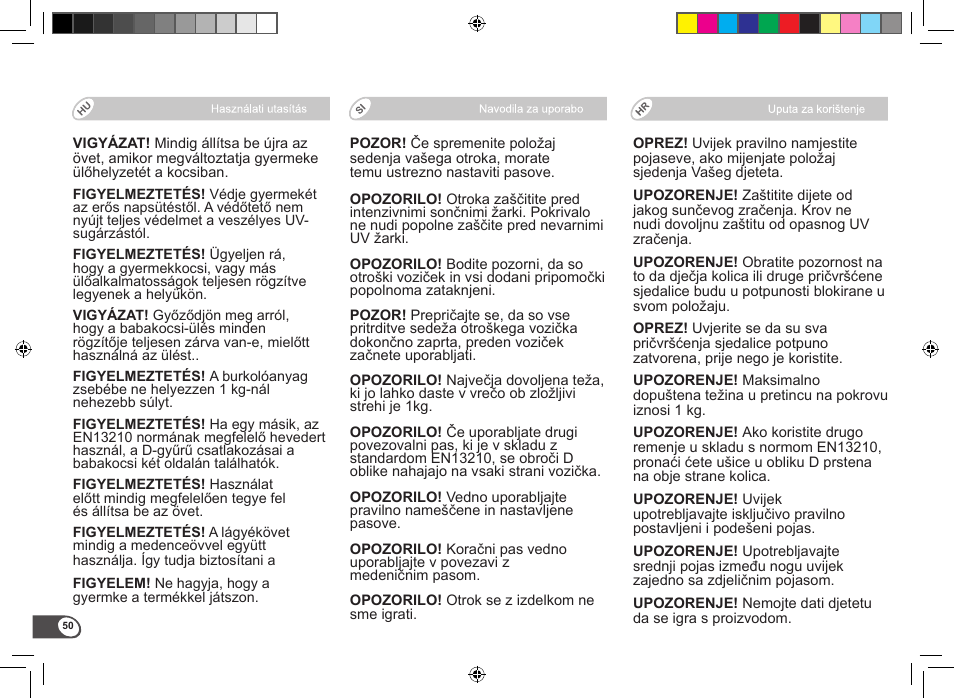 Britax B-Motion User Manual | Page 52 / 134