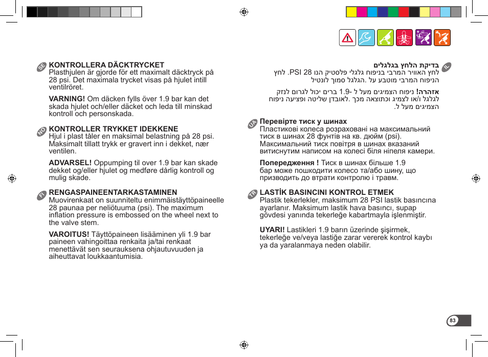 Britax B-Motion User Manual | Page 85 / 134