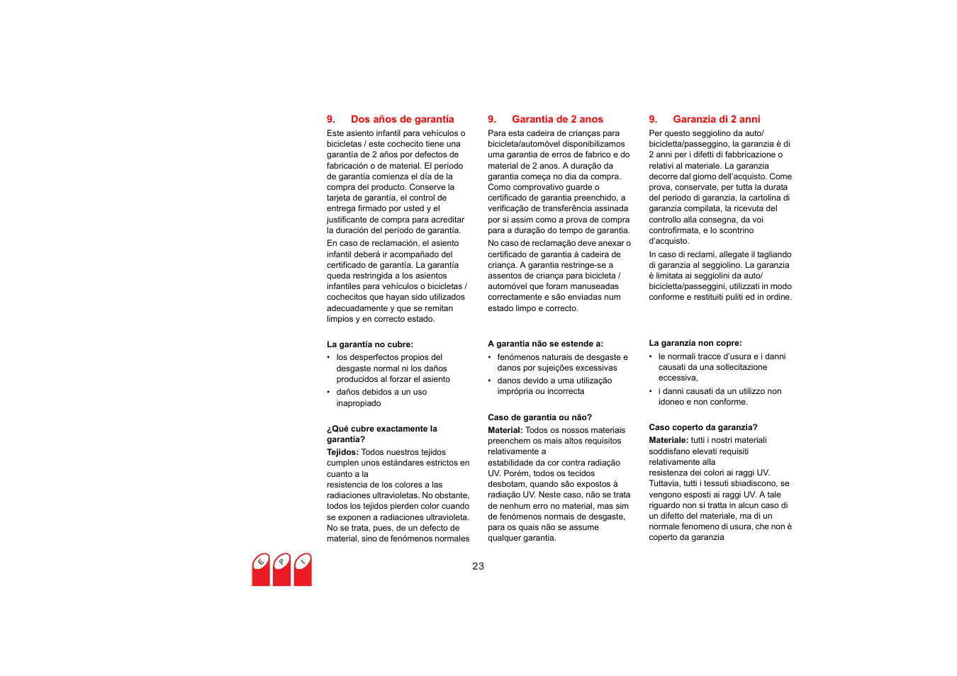 Britax KIDFIX User Manual | Page 51 / 83