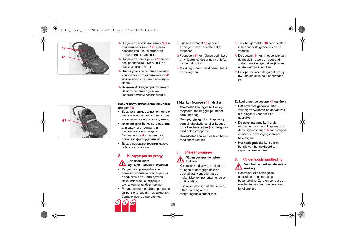 Britax B-SMART User Manual | Page 105 / 116