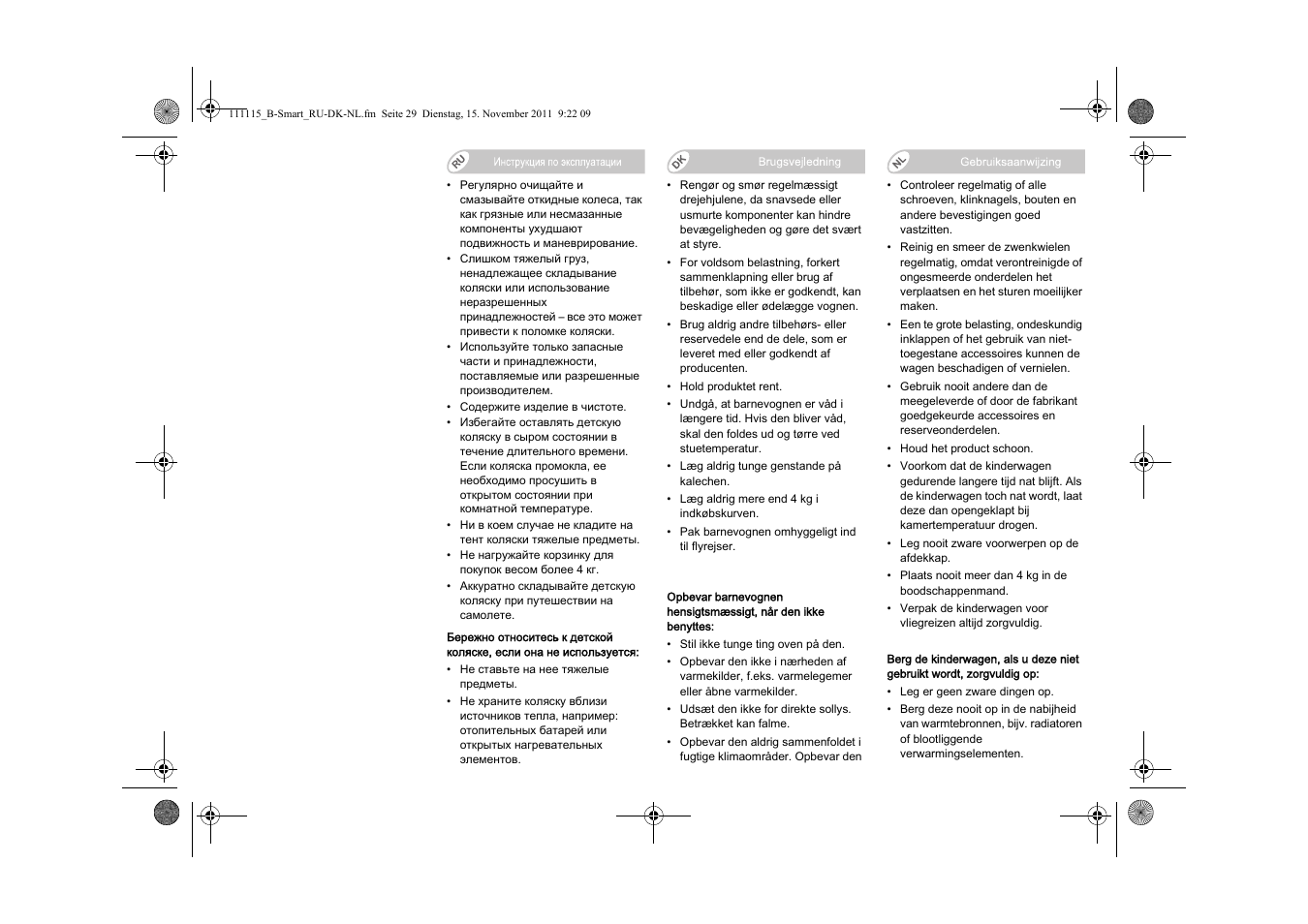 Britax B-SMART User Manual | Page 106 / 116