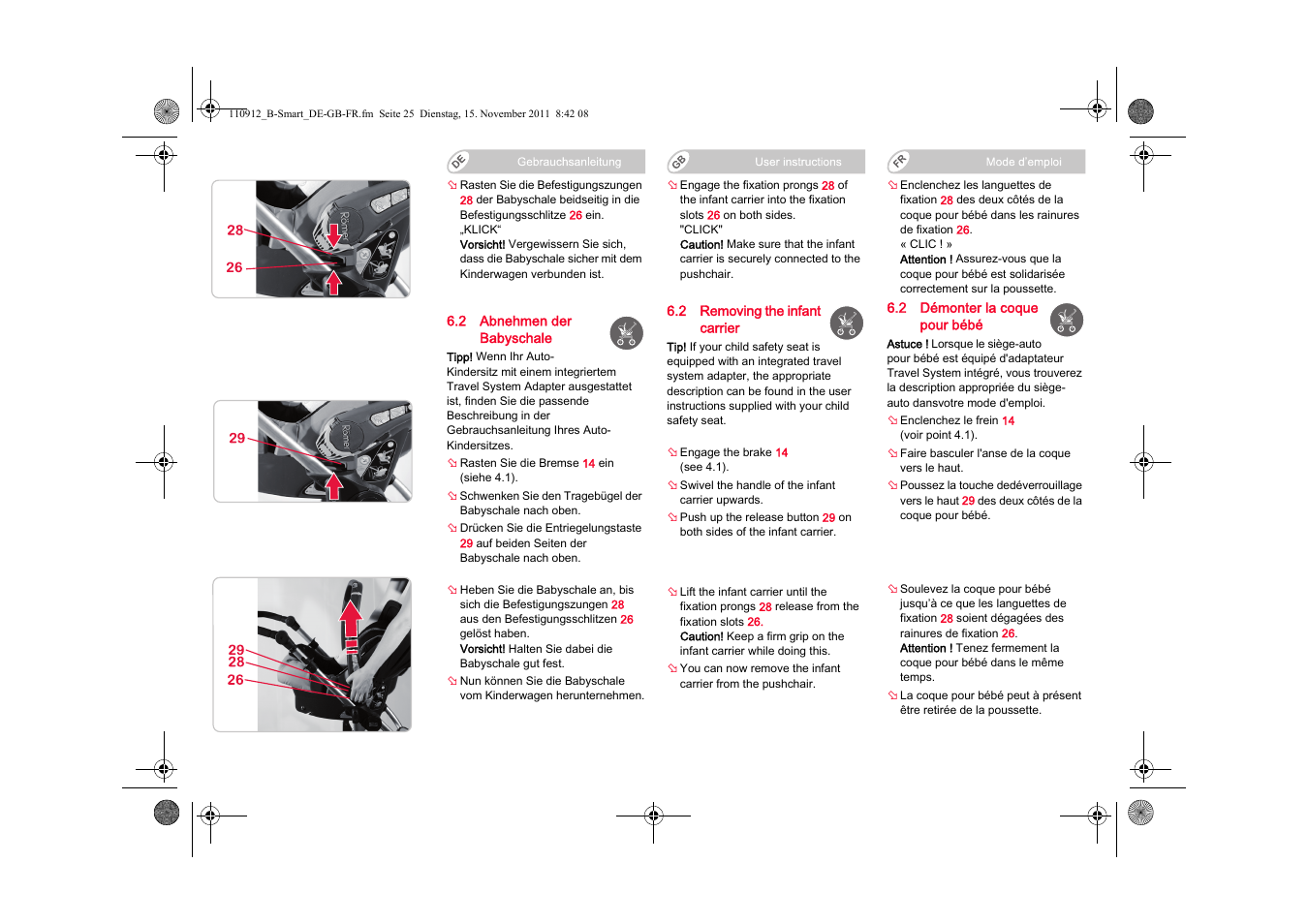 Britax B-SMART User Manual | Page 26 / 116