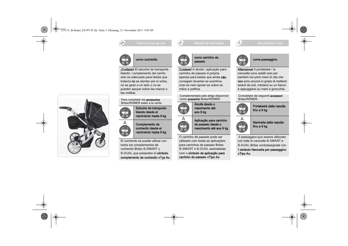 Britax B-SMART User Manual | Page 44 / 116