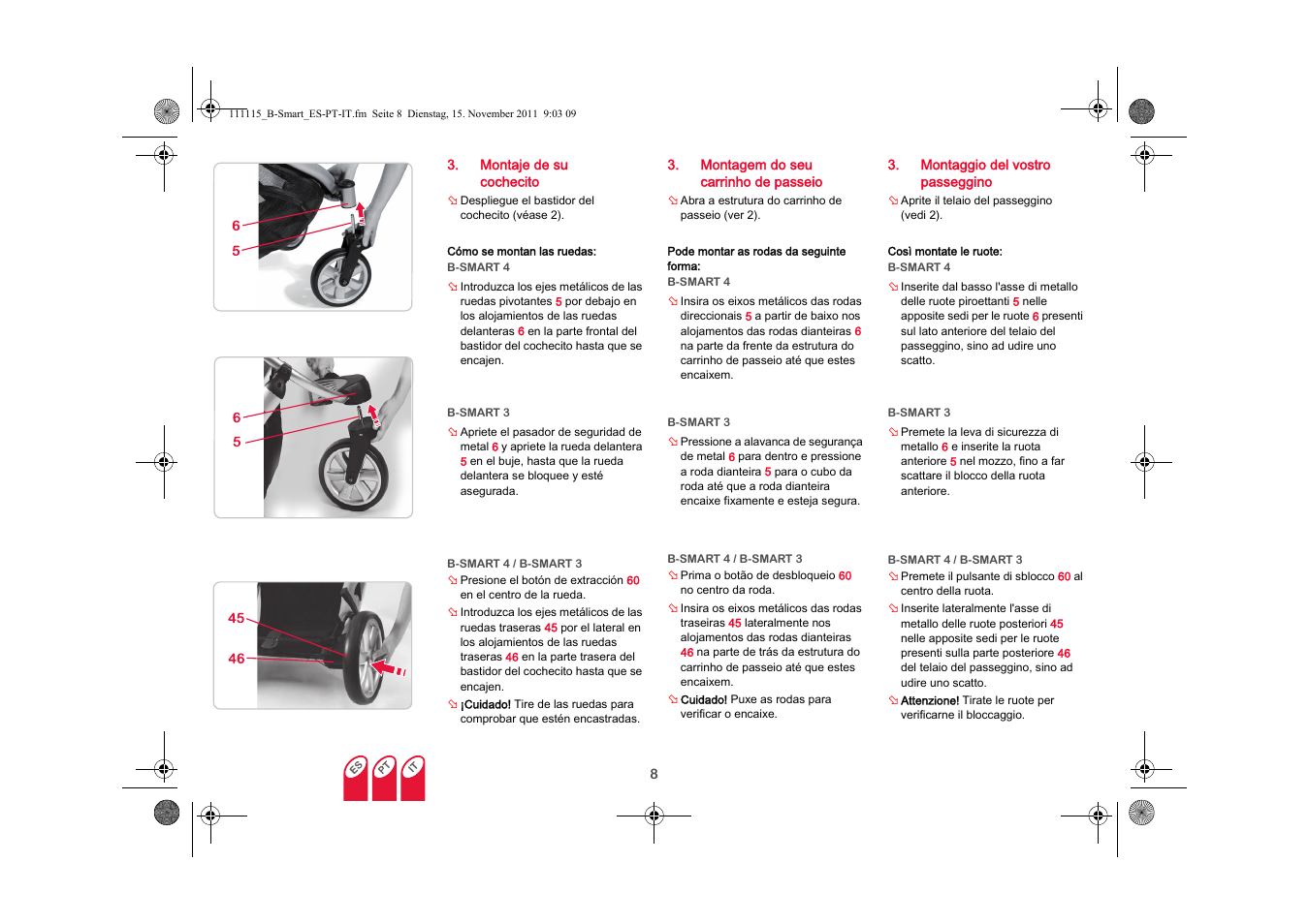 Britax B-SMART User Manual | Page 47 / 116