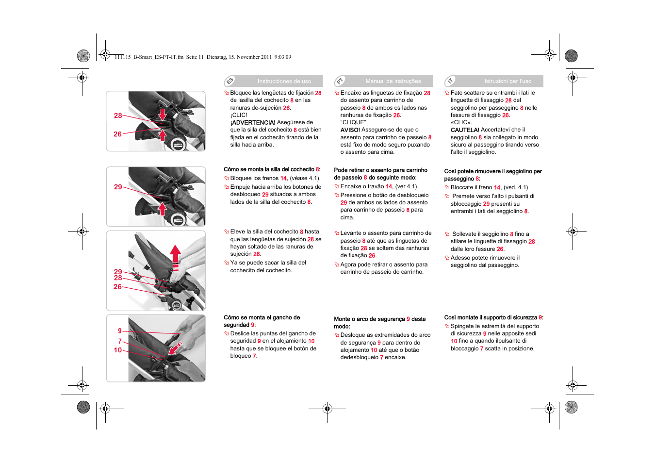 Britax B-SMART User Manual | Page 50 / 116