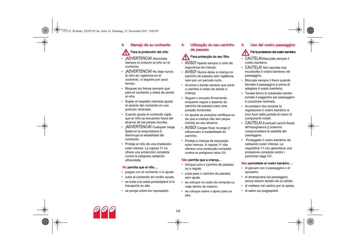 Britax B-SMART User Manual | Page 53 / 116