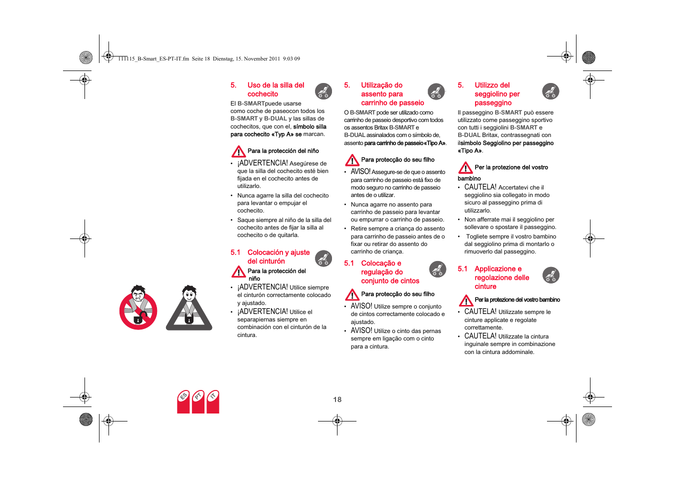 Britax B-SMART User Manual | Page 57 / 116