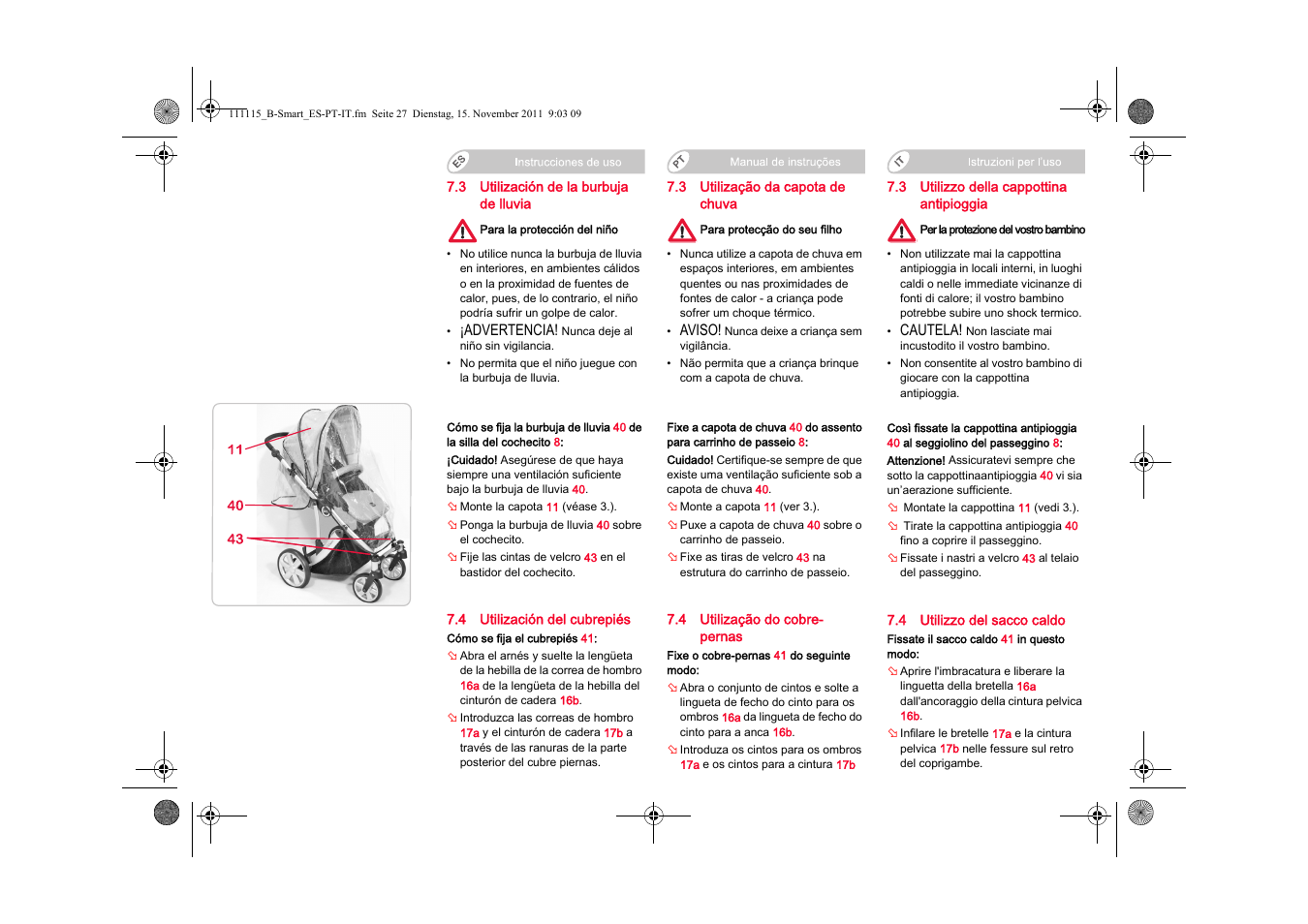 Britax B-SMART User Manual | Page 66 / 116