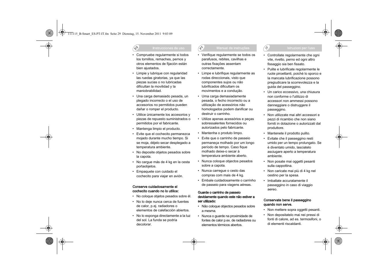 Britax B-SMART User Manual | Page 68 / 116