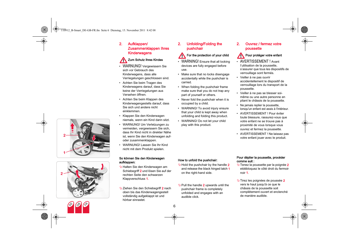 Britax B-SMART User Manual | Page 7 / 116