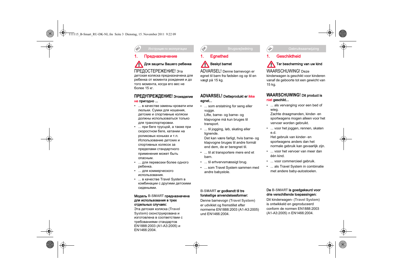 Britax B-SMART User Manual | Page 80 / 116