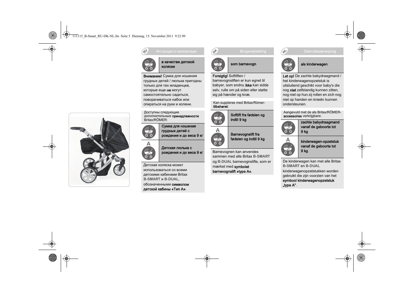 Britax B-SMART User Manual | Page 82 / 116