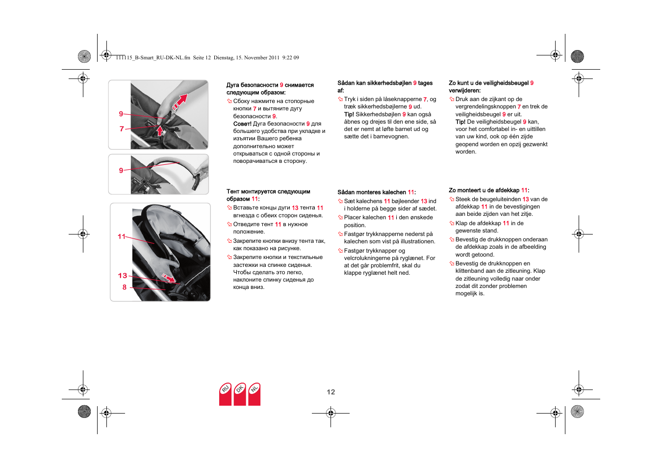 Britax B-SMART User Manual | Page 89 / 116