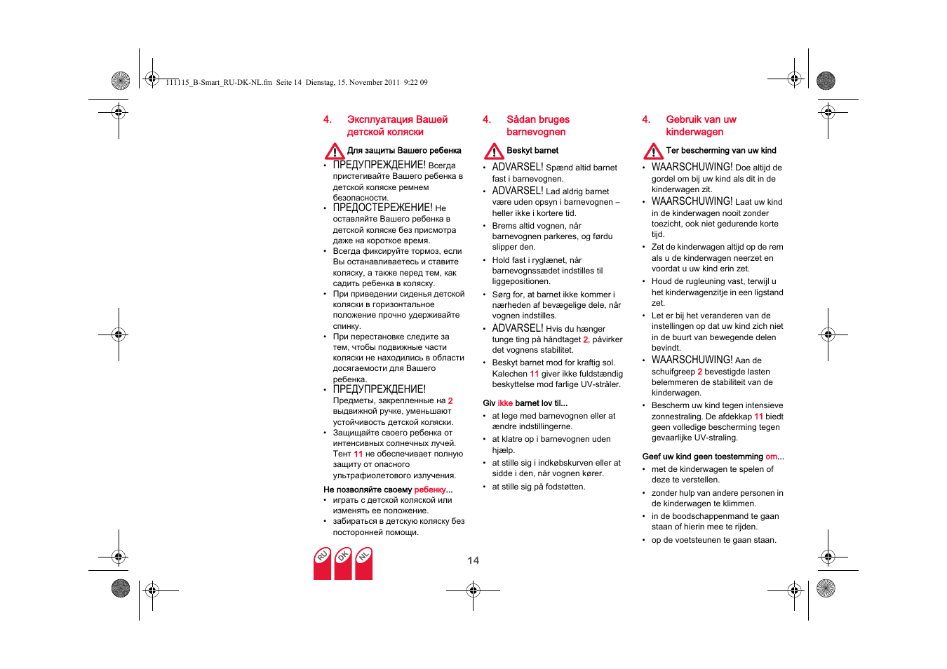 Britax B-SMART User Manual | Page 91 / 116