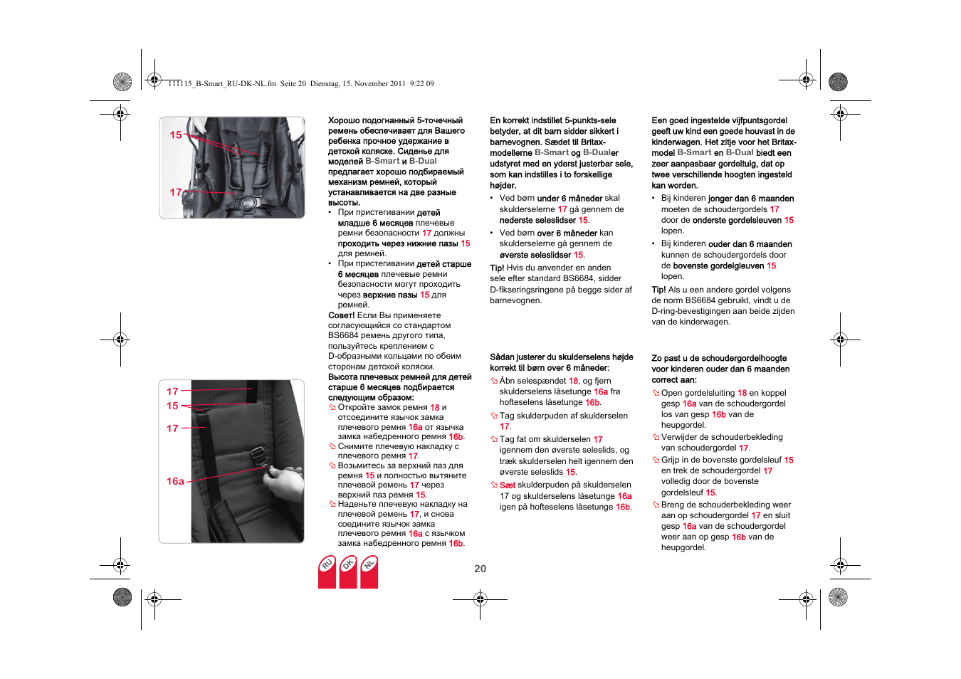 Britax B-SMART User Manual | Page 97 / 116