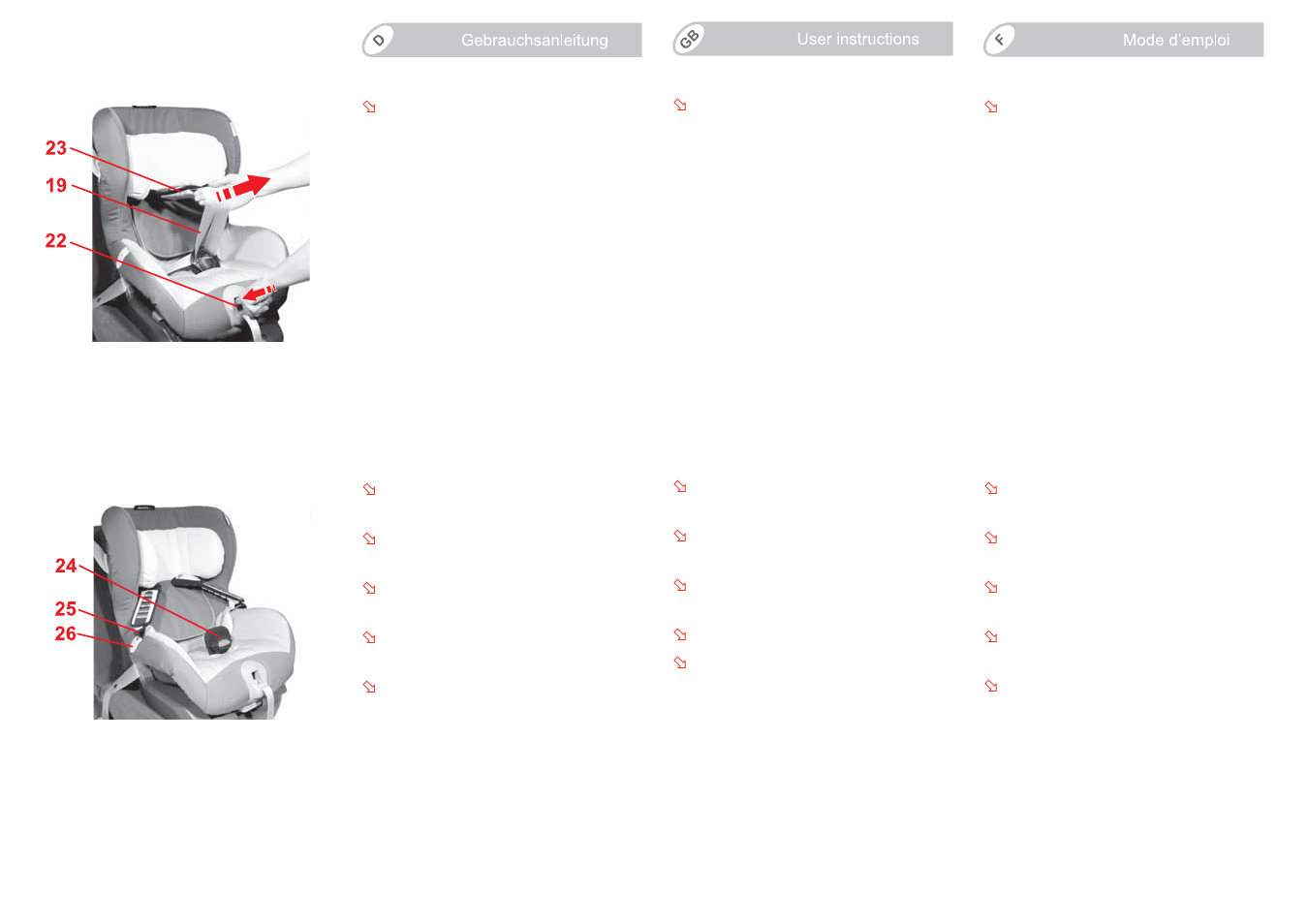 Britax KING Plus User Manual | Page 12 / 87