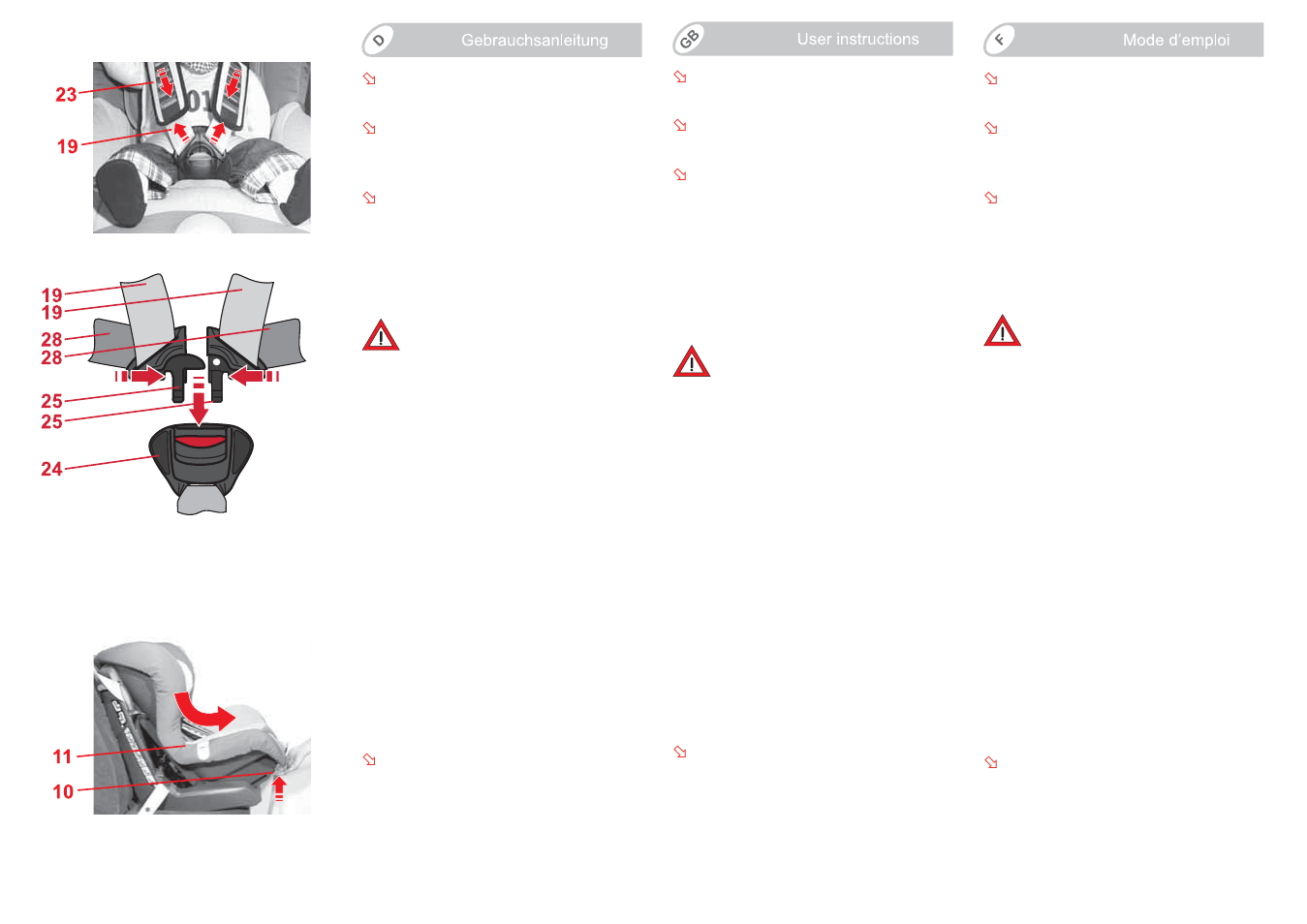 Britax KING Plus User Manual | Page 14 / 87