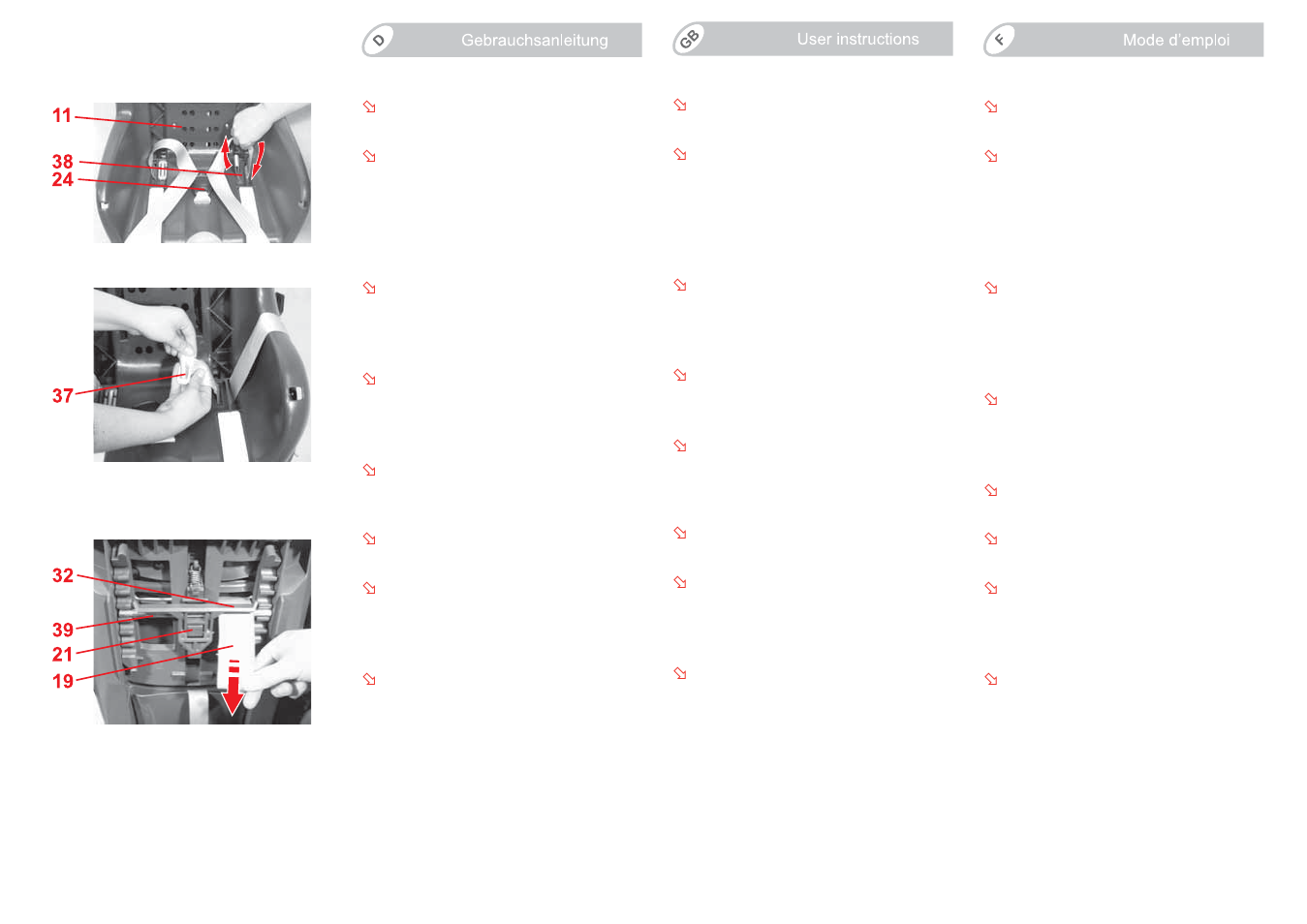 Britax KING Plus User Manual | Page 22 / 87