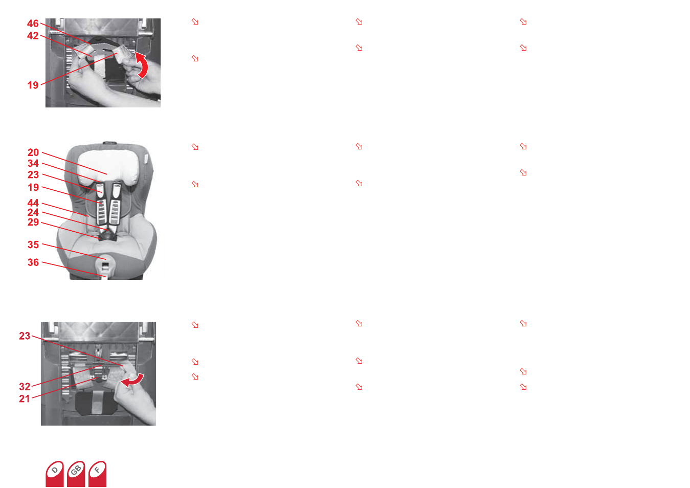 Britax KING Plus User Manual | Page 23 / 87