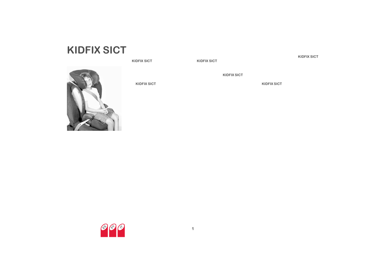Kidfix sict, Instrucciones de uso, Istruzioni per l'uso | Manual de instruções | Britax KIDFIX SICT User Manual | Page 29 / 83