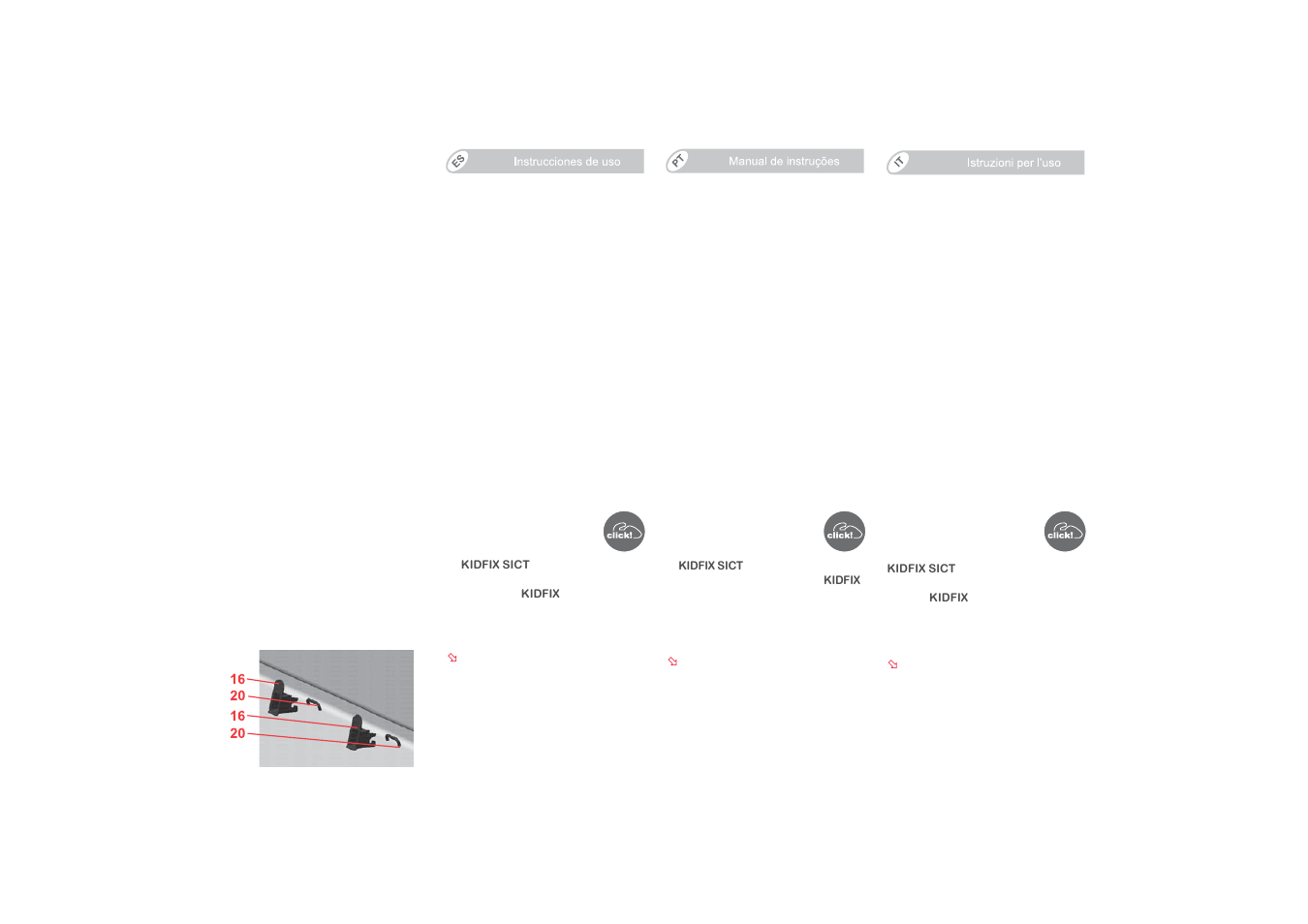 Britax KIDFIX SICT User Manual | Page 38 / 83