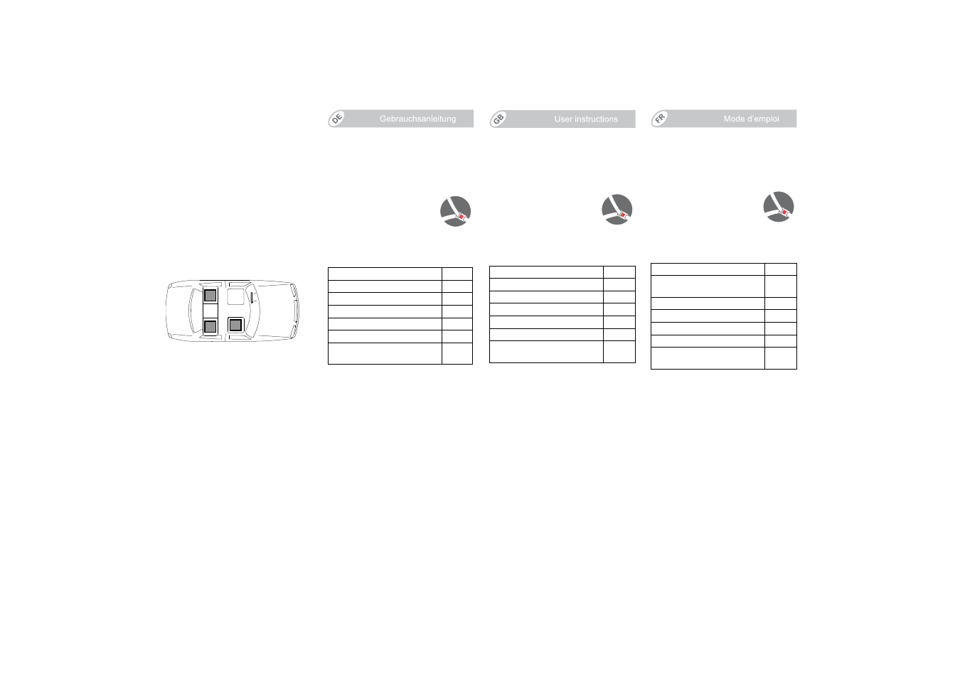 2 mit dem 3-punkt- gurt des fahrzeuges (universal), 2 with the vehicle's 3-point seatbelt (universal) | Britax KIDFIX SICT User Manual | Page 6 / 83
