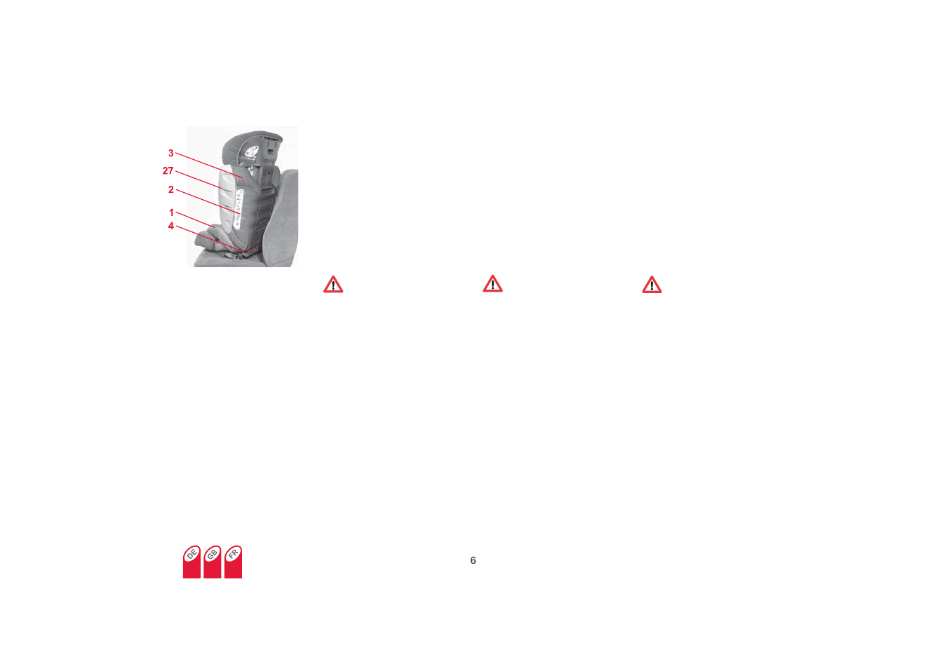 Anpassen des kindersitzes, Adjusting the child seat, Réglage du siège enfant | Britax KIDFIX SICT User Manual | Page 7 / 83