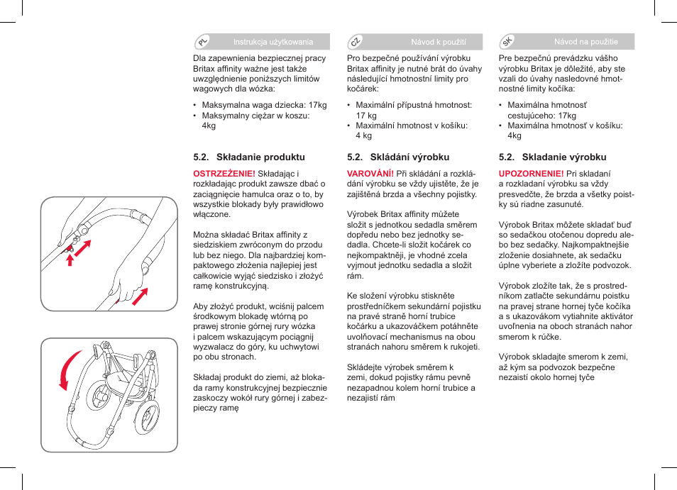 Britax Affinity User Manual | Page 122 / 218