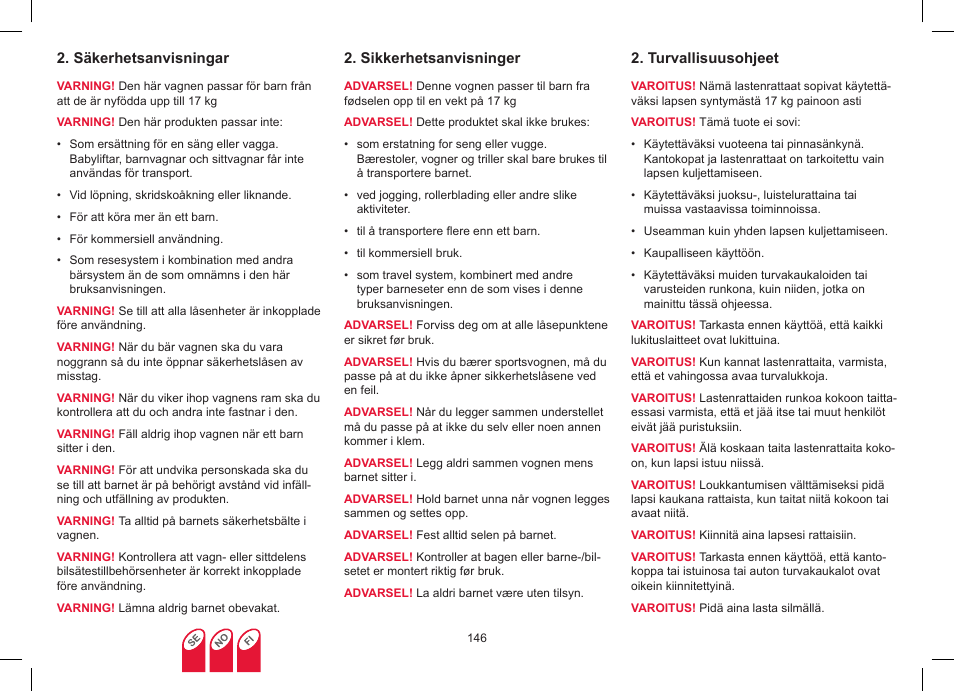 Britax Affinity User Manual | Page 149 / 218