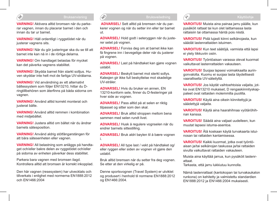 Britax Affinity User Manual | Page 150 / 218