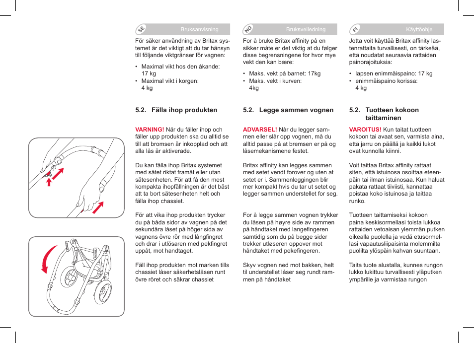 Britax Affinity User Manual | Page 158 / 218