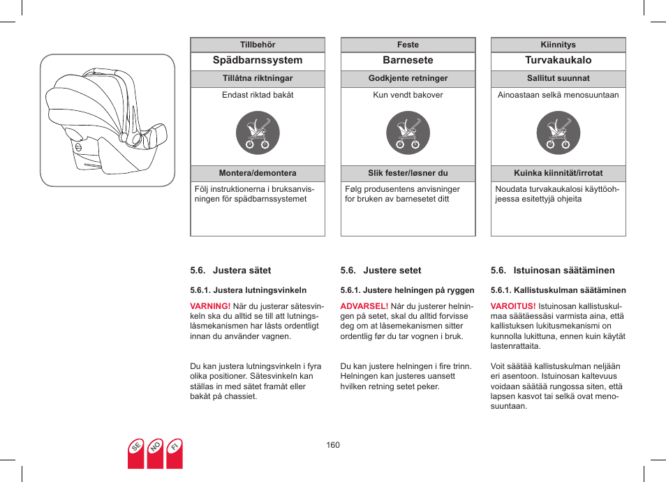 Britax Affinity User Manual | Page 163 / 218