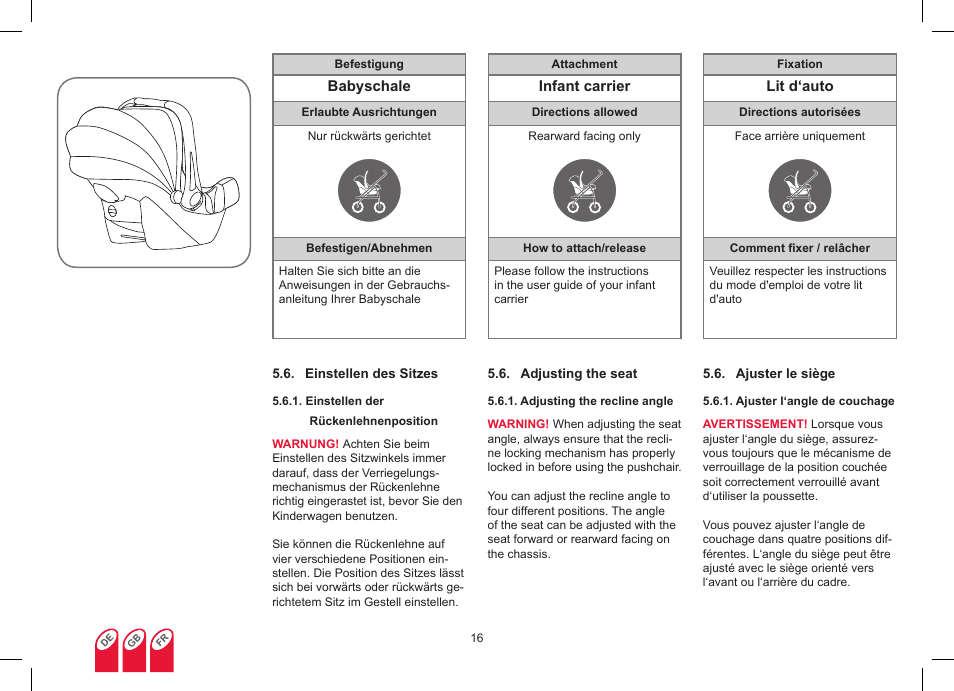 Britax Affinity User Manual | Page 19 / 218