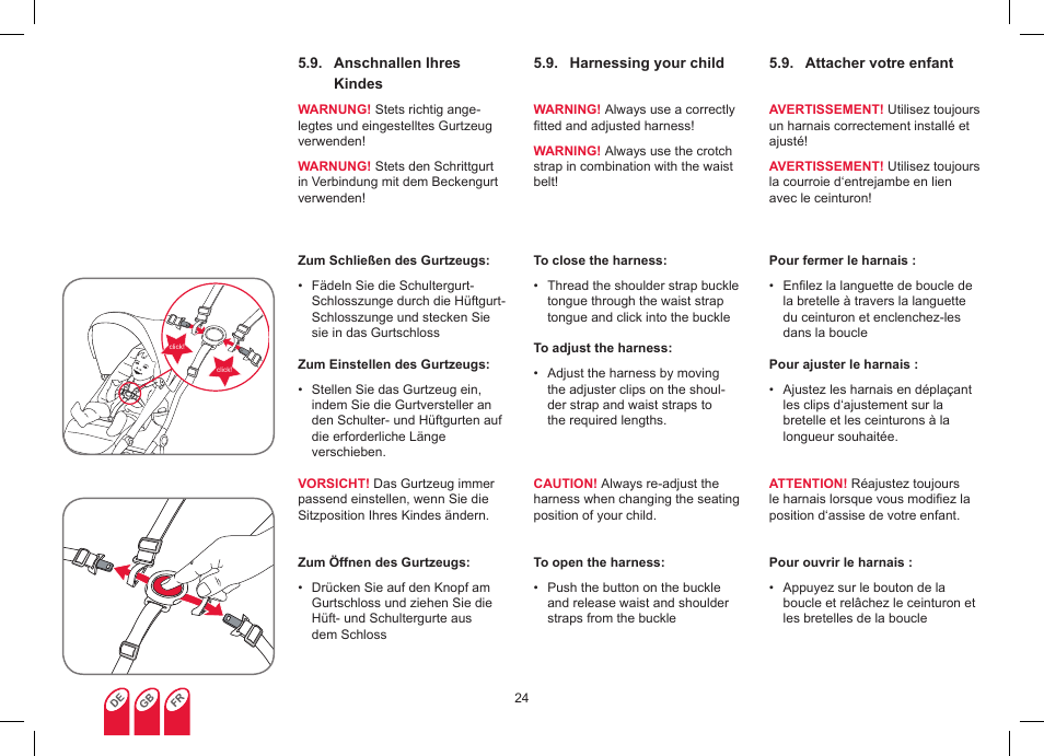Britax Affinity User Manual | Page 27 / 218