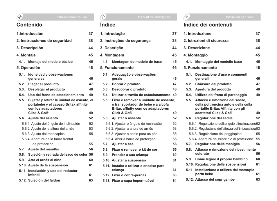 Britax Affinity User Manual | Page 38 / 218