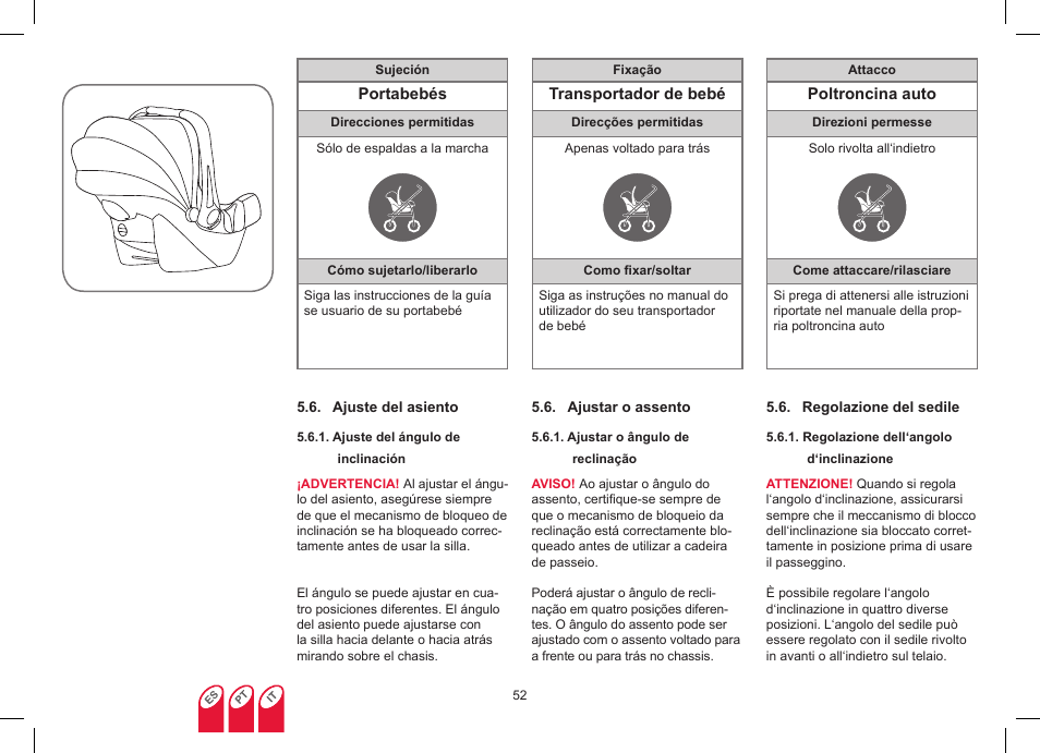 Britax Affinity User Manual | Page 55 / 218