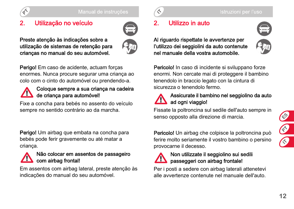 Britax Romer BABY-SAFE plus SHR II User Manual | Page 104 / 272