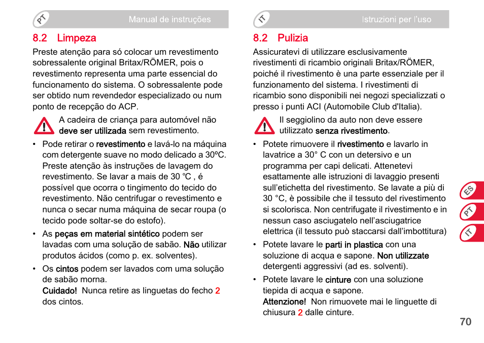 Britax Romer BABY-SAFE plus SHR II User Manual | Page 162 / 272