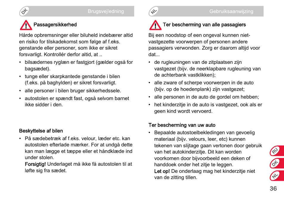 Britax Romer BABY-SAFE plus SHR II User Manual | Page 219 / 272