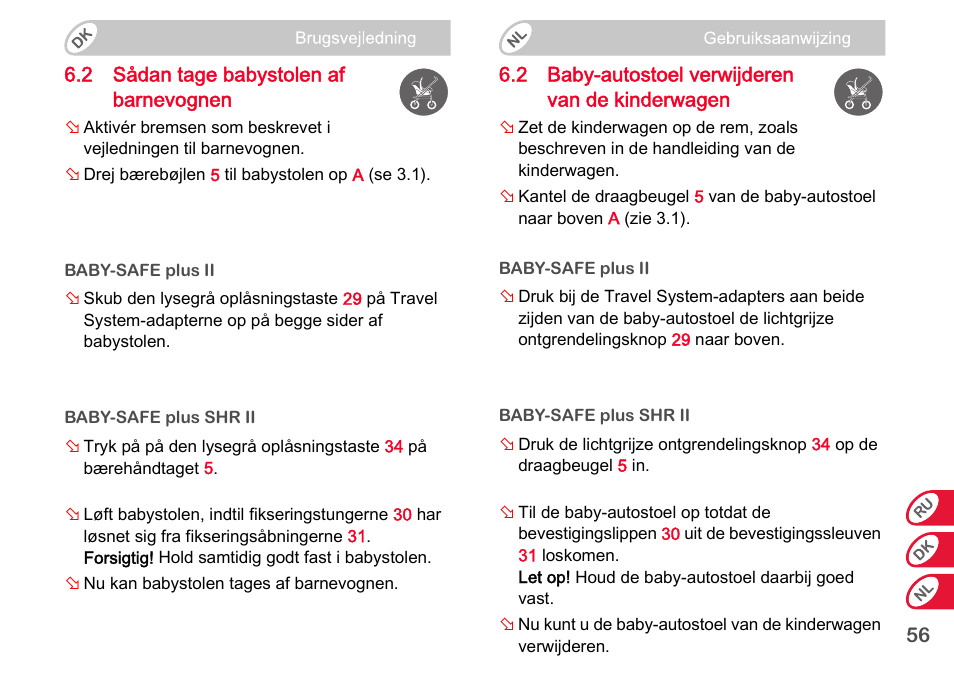 Britax Romer BABY-SAFE plus SHR II User Manual | Page 239 / 272